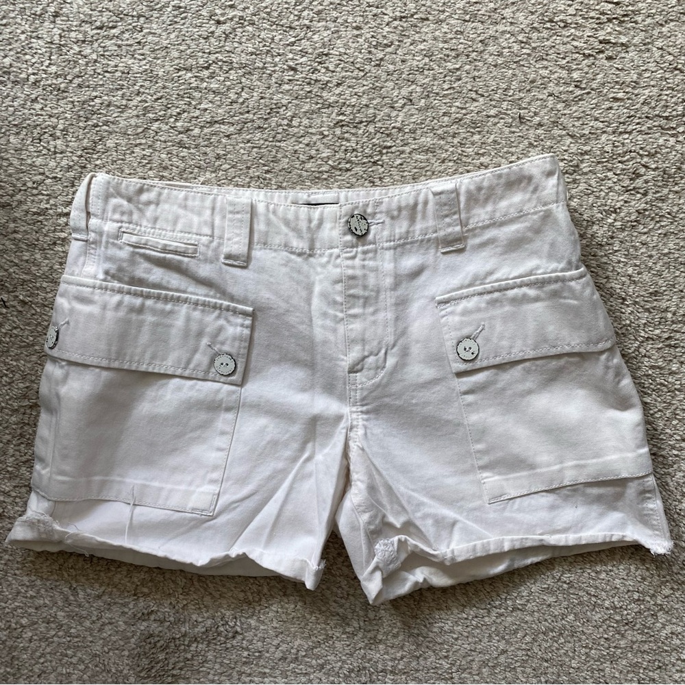Sanctuary Women's Cream Cargo Shorts